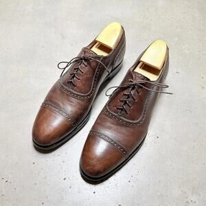 Kiton Men’s Oxford Dress Shoes US 11.5 12 Antique Dark Brown Museum Patina